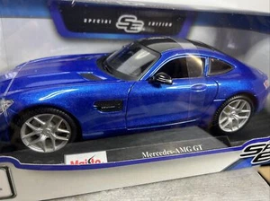 Mercedes AMG GT Maisto 1:18 Diecast Car Vehicle Special Edition Collectable - Picture 1 of 8