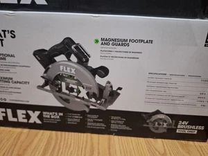 FLEX 24-volt 7-1/4-in Brushless Cordless Circular Saw Model #FX2141-z(Tool Only) - Picture 1 of 5