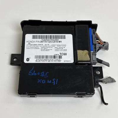 2015 ACURA MDX BLUETOOTH COMMUNICATION TELEMATICS MODULE 39770-T5-C610-M1 OEM - Imagen 1 de 4