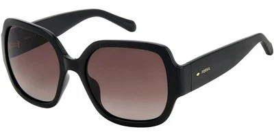 Fossil Women's Black Oversized Butterfly Sunglasses - FOS3151GS 0807 HA - Image 1 of 3