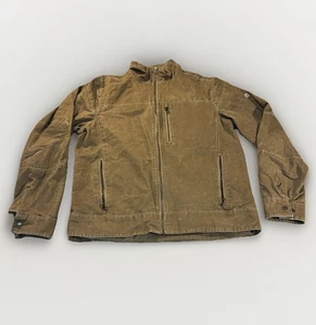 Chaqueta Kuhl Para Hombre Grande Rebaba Vintage Pátina Tinte Algodón Tejido Vellón Forrado Marrón - Imagen 1 de 9