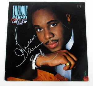 Álbum de discos LP firmado por Freddie Jackson Don't Let Love Slip Away con AUTO DF018353 - Imagen 1 de 3