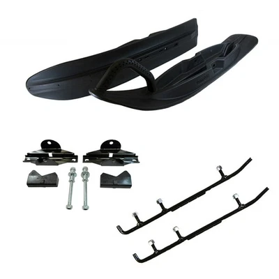 Esquís todo terreno Exo-S, kit de montaje y carburos de 4" para Polaris se adapta a muchos 2010-2017 Foto 1 de 2