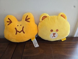 Line Friends Brown Bear Frog Sally Makes Everything Yellow 7" Plush Stuffed  - Picture 1 of 3