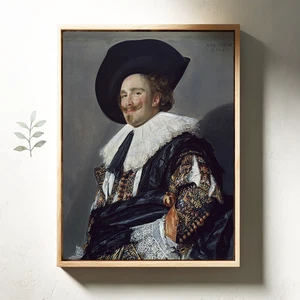 Der lachende Kavalier von Frans Hals Giclée, Golden Age Leinwandbild - Bild 1 von 5