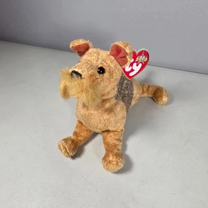 TY Beanie Baby 2000 Whiskers der Hund 6 Zoll Plüsch neu mit neuwertigem Etikett neu mit Etikett - Bild 1 von 8
