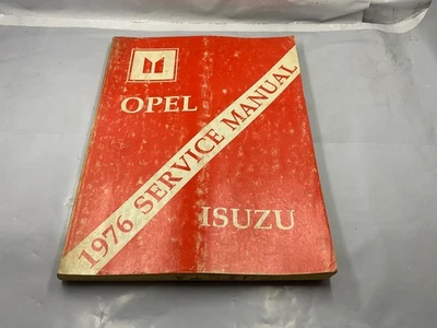 Opel Isuzu 1976 manual de servicio Foto 1 de 4