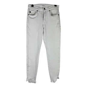 KanCan Skinny-Jeans weiß ausgefranster Saum Damen 25 - Bild 1 von 9