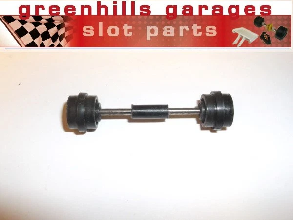 Greenhills Scalextric Yardley BRM Front axle and wheels C51 - USED  P3304 - image 1 of 1