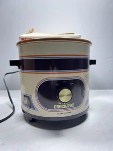 Vintage Rival Crock Pot 3,5 quarti pentola a cottura lenta estremamente pulita!!  - Foto 1 di 7