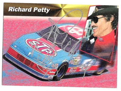 Richard Petty Signed 1994 PRO SET POWER Card #110 NASCAR HOF - Image 1 of 2
