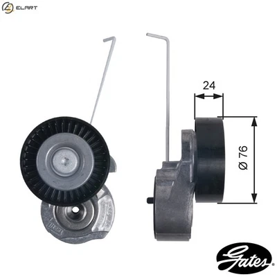 BELT TENSIONER VRIBBED BELT T38495 FOR LAND ROVER VOLVO V60 S80/II XC90/SUV 3.2L - Image 1 of 4
