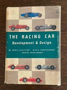 The Racing Car Development & Design by Clutton, Posthumus & Jenkinson, 1956 1st - Picture 1 of 7