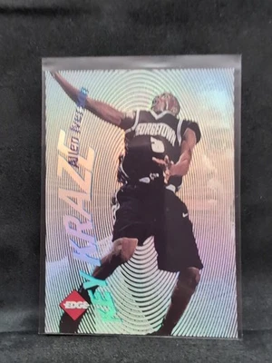 Juego de fábrica Collector's Edge Rookie Rage 1996 - Key Kraze Allen Iverson #9 (RC) Foto 1 de 2