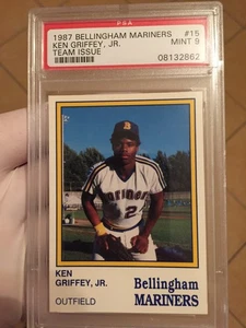 Ken Griffey Jr 1987 Bellingham Mariners #15 PSA 9 Auswanderungspreis ! - Bild 1 von 2
