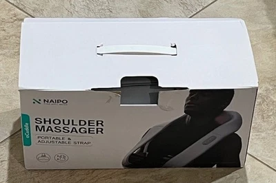 MASAJEADOR DE HOMBROS NAIPO OCUDDLE™ CON CALOR AJUSTABLE Y CORREAS CON ESTUCHE Y MANUAL Foto 1 de 4