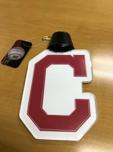 MLB Cleveland Indians Acrylic "BLOCK C" Light-Up Ornament - NEW! - Picture 1 of 4
