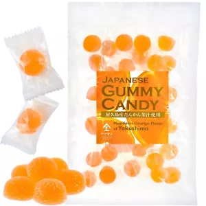 Japanese Gummy Candy - Mandarin Orange Flavor of Yakushima (4.9OZ) - Picture 1 of 8