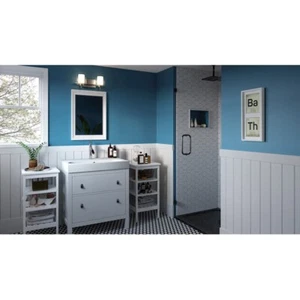 Quoizel Kolt 2 Light Bath Light, Nickel/Clear/Sandblasted Interior - KLT8902BN - Picture 1 of 1