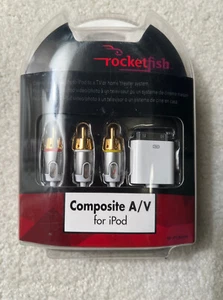 (#87) Rocketfish Composite A/V for IPOD, 6 ft, RF-IPCAU6W - Picture 1 of 2