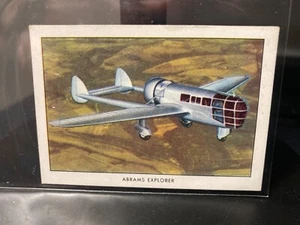 Abrams Explorer #43 Airplanes Series 1940-1942 Wings Trading Card T87 - Picture 1 of 2