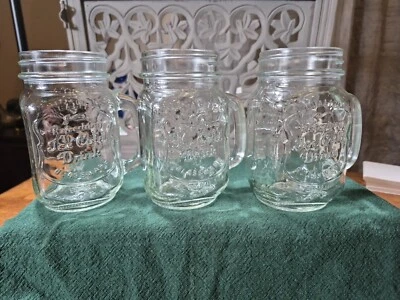 3 of Home Essentials Mason Jar Mugs “Ice Cold Drink” - Image 1 of 4