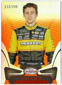 2018 Panini Certified Racing Ryan Blaney Card /249 #37