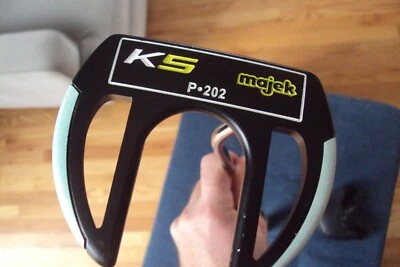 Makek K5 P*202 mallet putter 34" w/headcover Fatso grip - Image 1 of 4