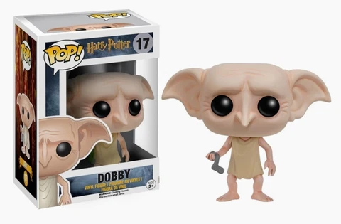 NEW FUNKO POP! MOVIES HARRY POTTER DOBBY #17 WITH NEW ECOTEK POP PROTECTOR MINT Cover