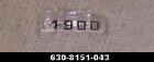 Lionel 8151-42 Left Hand Raised Number Marker Lens/Number Board #1900