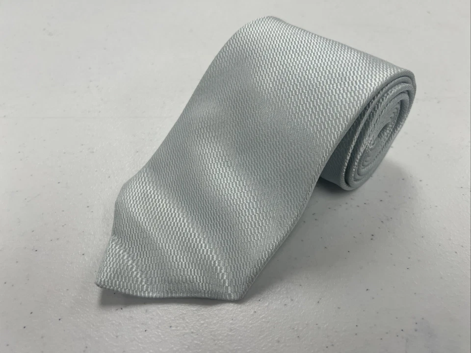 Corbata de cuello Dolce & Gabbana Seafoam verde y azul seda texturizada para hombre $295 Foto 1 de 4