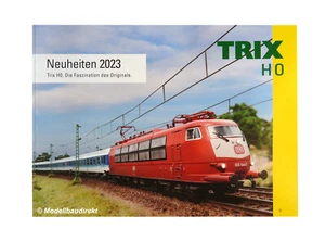 TRIX Bahn Neuheiten Katalog 2023 Lok-Modelle & Wagen für Spur H0 1:87 - Picture 1 of 1