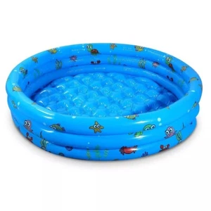 51" for 3 Kids Inflatable Swimming Pool Outdoor Swim Center Water Fun 3 Layer - Picture 1 of 5