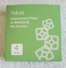 5 Veken Replacement Filters for 84oz 2.5L Automatic Cat Dog Pet Water Fountain