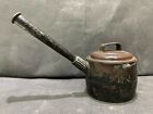 OLD VINTAGE E. PUGH & CO. WEDNESBURY NO.1.1 PT CAST IRON COOKING POT WITH PIPE