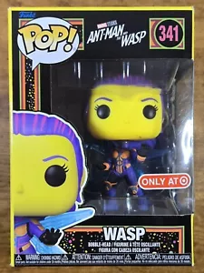 Funko POP! Marvel #341 WASP, 2022 Black Light Target Exclusivo - Caja dañada, Nuevo - Imagen 1 de 10
