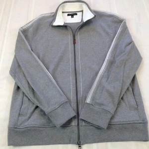 BANANA REPUBLIC Langarm-Mock-Ausschnitt graue Laufjacke Herren Größe XL - Bild 1 von 9