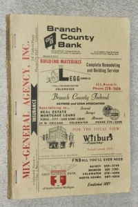 Coldwater & Quincy Michigan 1973 MI City Directory de Robinson's Directories - Imagen 1 de 4