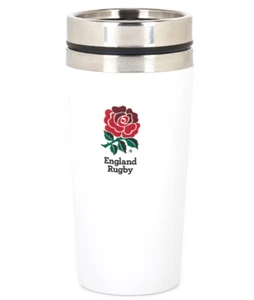 England Rugby RFU Official Soft Touch Travel Mug Brand New - Picture 1 of 2
