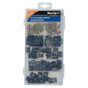 Screw And U Type Cushion Speed Clips Assortment Kit Fasteners Fixings 170pc - Picture 1 of 3