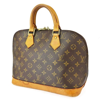 Authentic LOUIS VUITTON Alma Monogram Hand Bag Purse #60604 - Image 1 of 4
