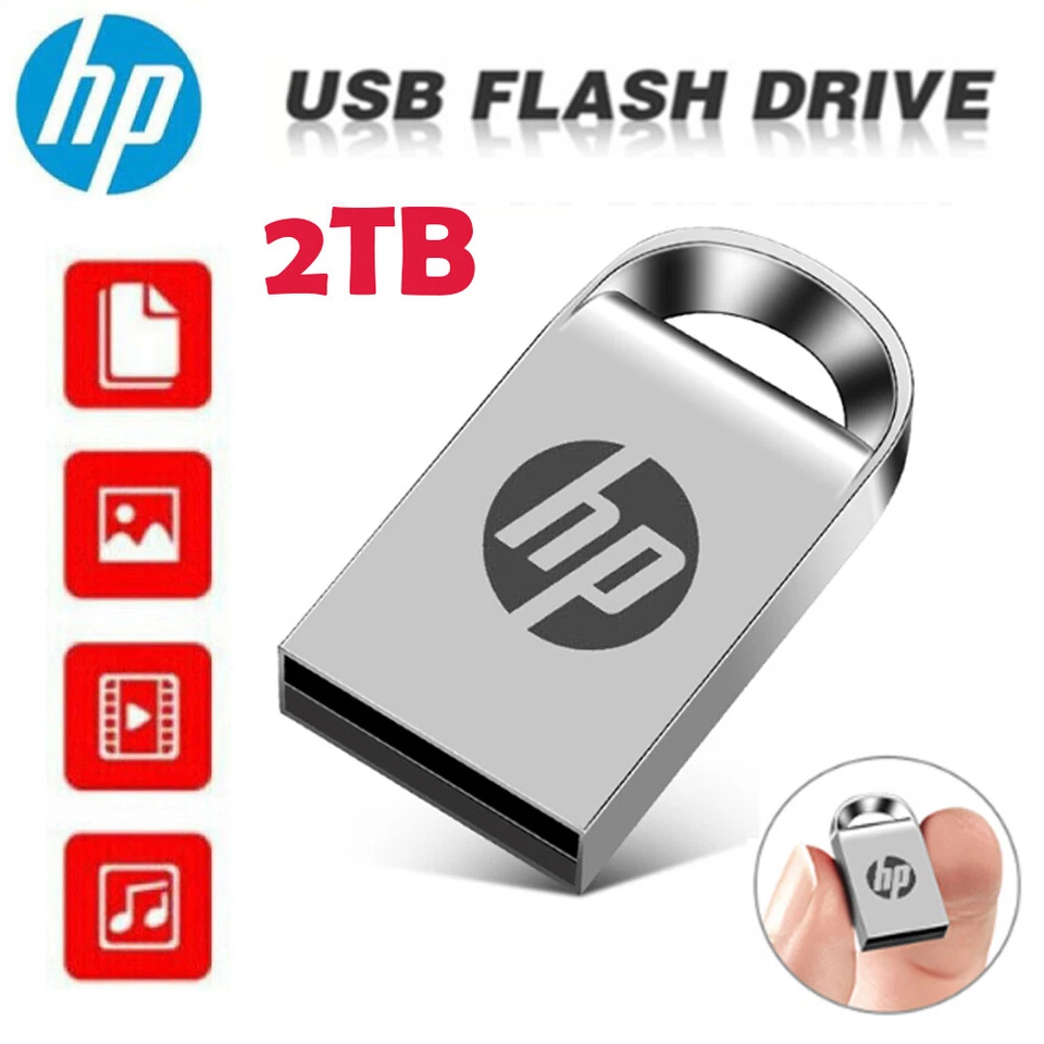 2TB Mini USB 3.0 Stick Metall USB-Flash-Laufwerk Speicherstick Thumb Pendrive - Bild 1 von 2