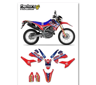 Honda CRF 250 L 250L Gráficos 2013 2014 2015 2016 2017 2018 2019 Lucas Oil TLD Foto 1 de 4