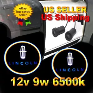 2pcs 9w Ghost Shadow Laser Projector LED Light Courtesy Door Step Lincoln - Picture 1 of 6