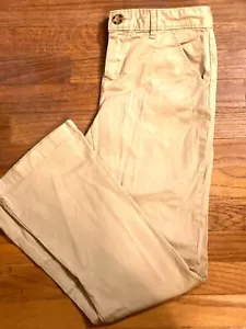OLD NAVY Girls' Classic Khaki STRETCH Pants ~ Sz 12 Plus - Picture 1 of 1
