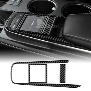 Black Gear Shift Console Panel Carbon Fiber Sticker For Lexus RC300 RC350 RC200T - Picture 1 of 7