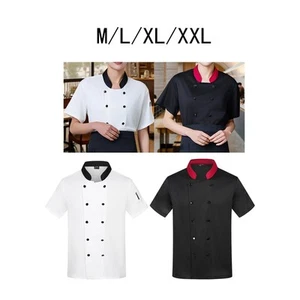 Unisex Chef Uniform Kitchen Work Clothes for Hotel Food Industry Restaurant - Picture 1 of 42