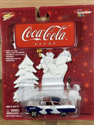 Johnny Lightning Coca Cola 1955 Ford Crown Victoria Die Cast - New in Package! - Image 1 of 3