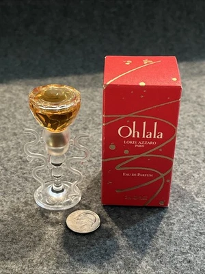 Vintage Oh La La by LORIS AZZARO Eau de Parfum 0.1 fl oz / 3ml Mini Perfume NIB - Image 1 of 4