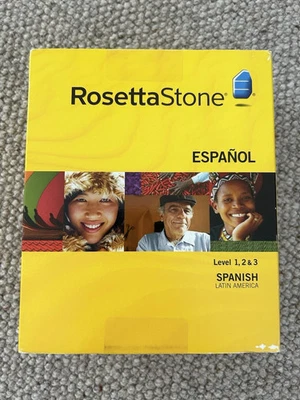 Rosetta Stone ESPANOL Level 1, 2 & 3 Version 3 Spanish Latin America - Image 1 of 4